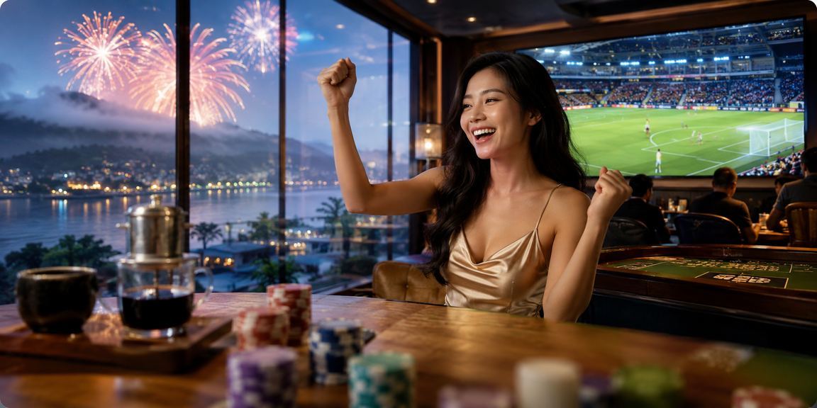 Người dùng tại Đà Lạt xem thông tin VIP bty9235 trên điện thoại bên tách cà phê